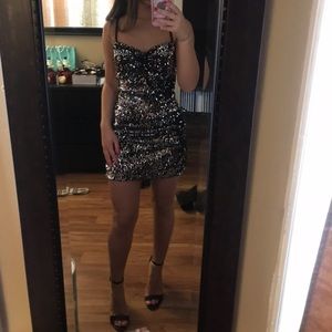 Zara sequin dress